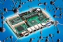 Atom Embedded board has 4 Gigbit Lan ports